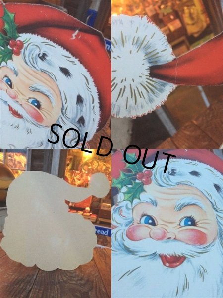 画像2: Vintage Santa Card Board Sign Chiristmas (MA792) (2)