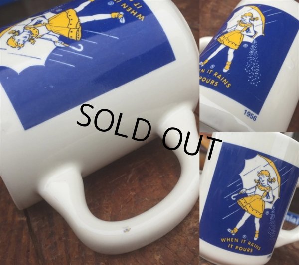 画像3: Vintge Morton Salt 50s Umbrella Girl Mug (MA810)  (3)