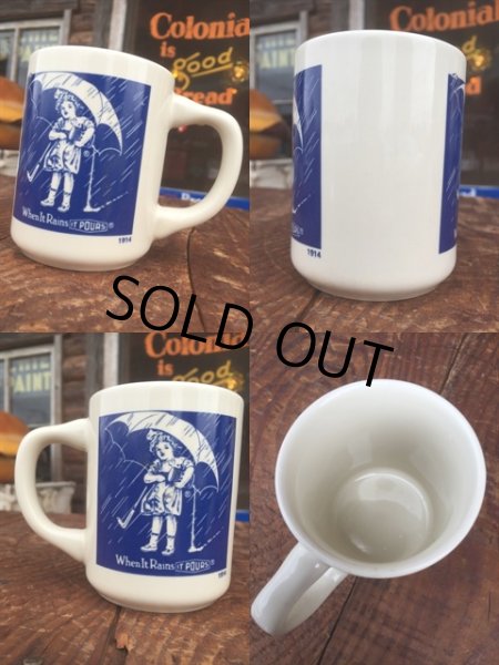 画像2: Vintge Morton Salt 10s Umbrella Girl Mug (MA807)  (2)