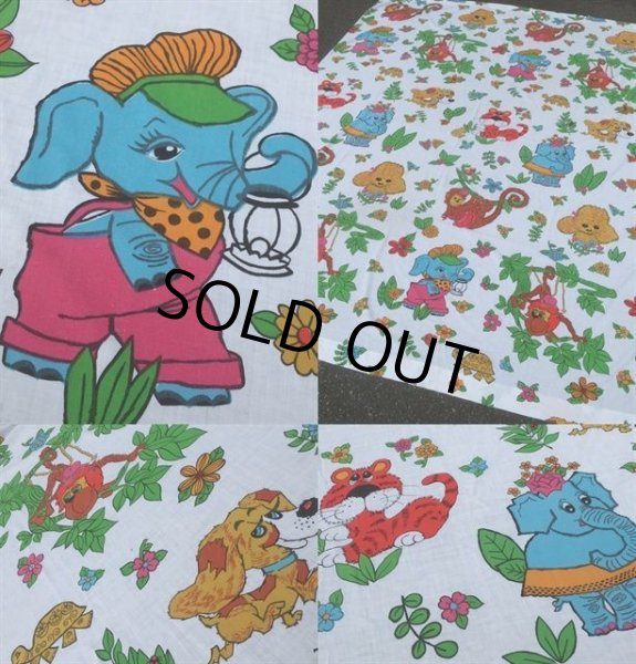 画像2: Vintage Animals Flat Sheet (MA818) (2)