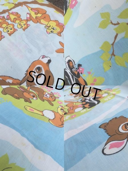 画像3: Vintage Bambi Flat Sheet (MA819) (3)