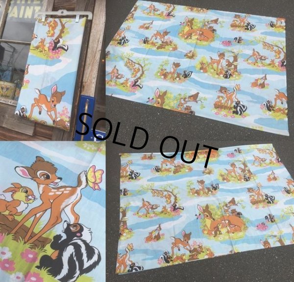 画像2: Vintage Bambi Flat Sheet (MA819) (2)