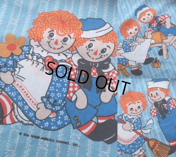 画像3: Vintage Raggady Ann & Andy Flat Sheet (MA817) (3)