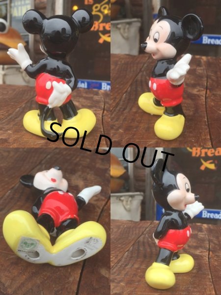 画像2: Vintage Disney Mickey Mouse Ceramic Figure (MA854） (2)