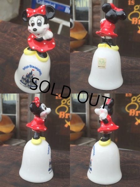 画像2: Vintage Disney Minnie Mouse Ceramic Figure Bell (MA853） (2)