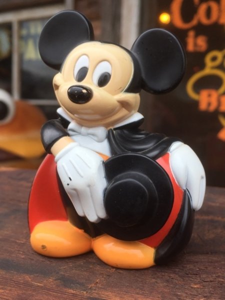 画像1: Vintage Disney Mickey Mouse Candy Container (MA852) (1)