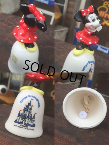 画像3: Vintage Disney Minnie Mouse Ceramic Figure Bell (MA853） (3)