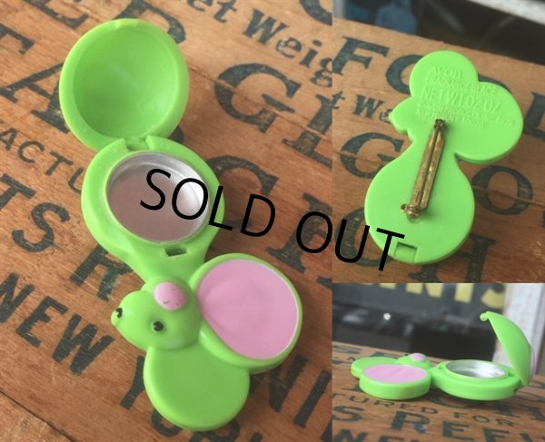 画像2: 70s Avon Fragrance Glace Pin Mouse (MA876) (2)