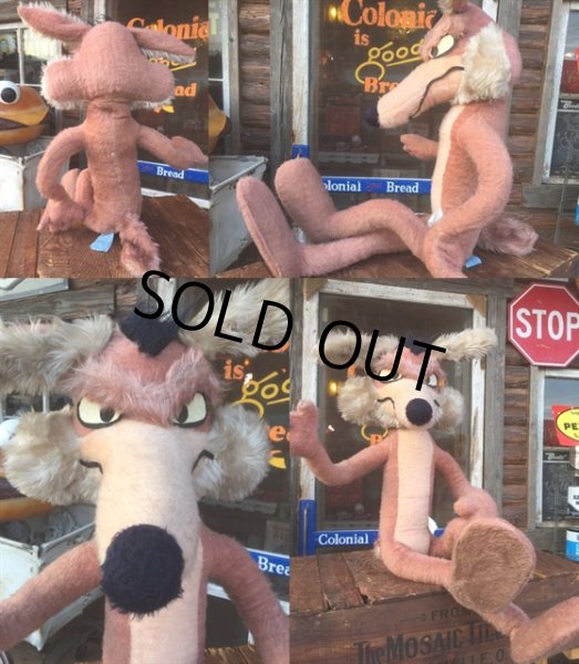 画像2: 70s Vintage W.Coyote Plush Doll Big Size 85cm  (MA912) (2)
