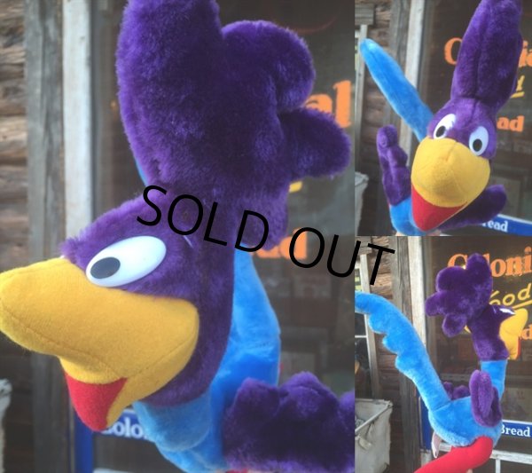 画像2: 90s Vintage Road Runner Plush Doll 43cm  (MA910) (2)