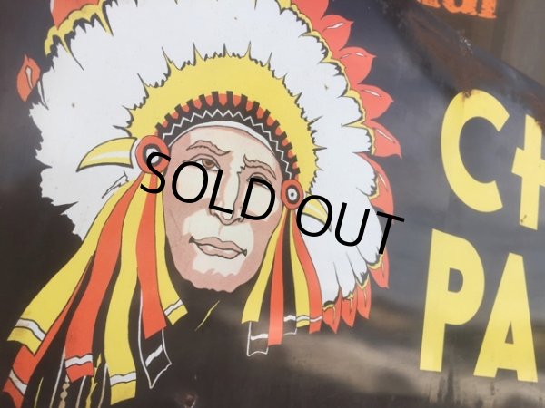 画像3: 50s Vintage Chief Paints Metal Sign (MA958) (3)