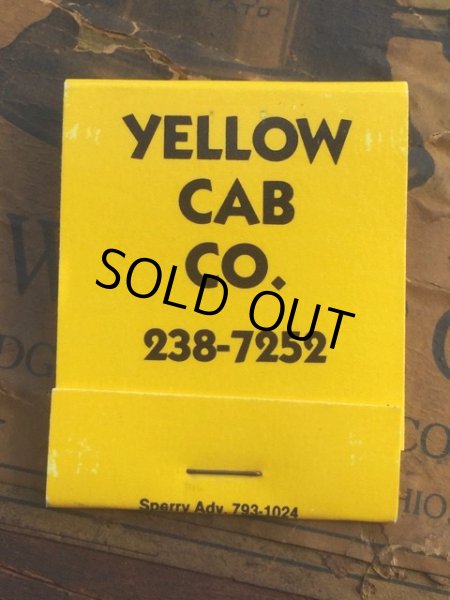 画像2: Vintage Matchbook Yelloe Cab (MA5438) (2)