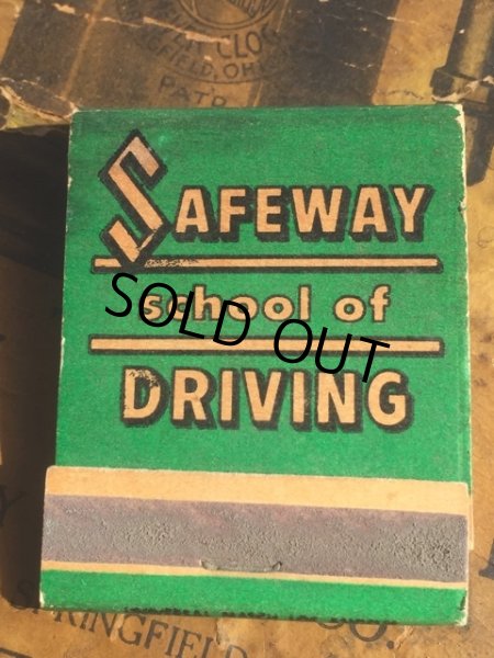 画像2: Vintage Matchbook SAFEWAY School of Driving (MA5394) (2)