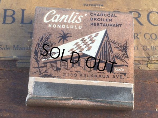 画像1: Vintage Matchbook Canlis Restaurant (MA5713) (1)