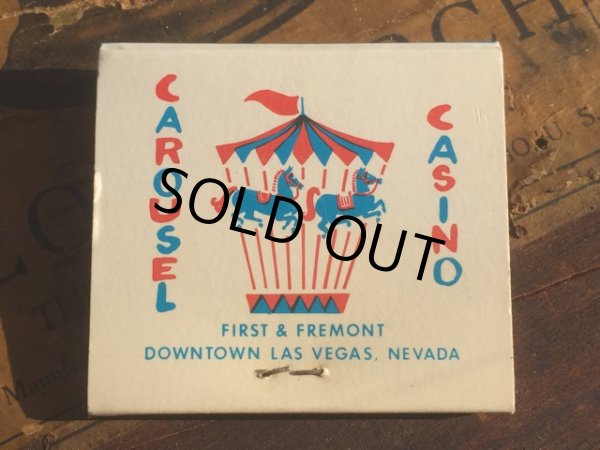 画像2: Vintage Matchbook Carousel Casino (MA5581) (2)
