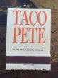 画像2: Vintage Matchbook TACO PETE (MA5737) (2)