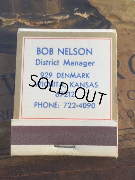 画像2: Vintage Matchbook STANDARD BOB NELSON (MA5722) (2)