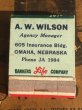 画像2: Vintage Matchbook A.W WILSON BANKERS LIFE CO (MA5590) (2)