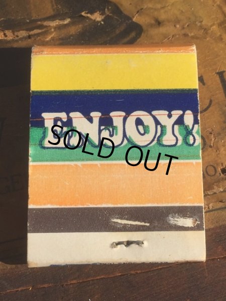 画像2: Vintage Matchbook ENJOY! (MA5614) (2)