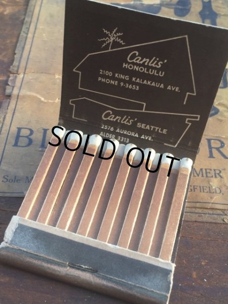 画像3: Vintage Matchbook Canlis Restaurant (MA5713) (3)