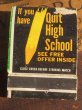 画像2: Vintage Matchbook Finished High School (MA5626) (2)