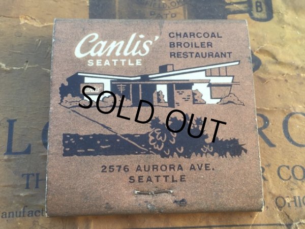 画像2: Vintage Matchbook Canlis Restaurant (MA5713) (2)