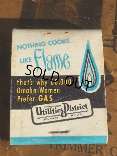 画像2: Vintage Matchbook Utilities District GAS (MA5584) (2)