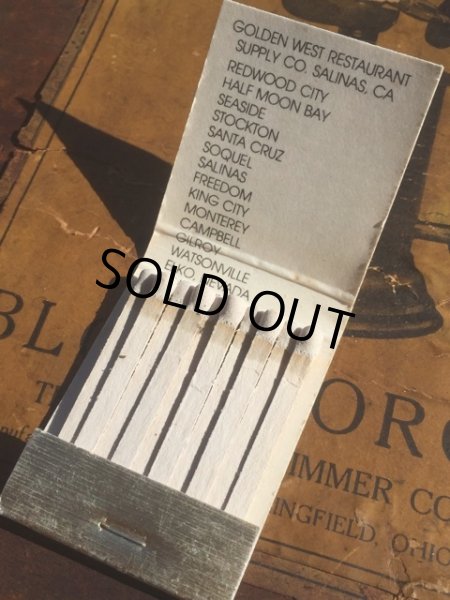 画像3: Vintage Matchbook Golden West Restaurant (MA5373) (3)