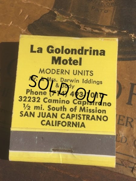 画像2: Vintage Matchbook La Golondrine Motel (MA5388) (2)