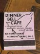 画像2: Vintage Matchbook DINNER BELL CAFE (MA5406) (2)