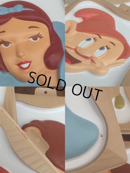 画像4: 50s Vintage Disney Snow White & 7 Dwarfs Plaques Set (MA974) (4)