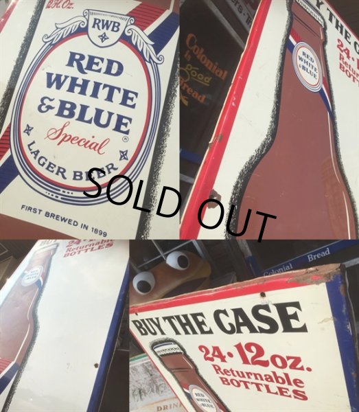 画像2: Vintage Pabst Red White and Blue Special Lager Beer Sign (MA975) (2)