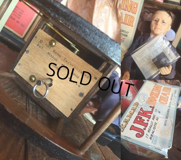 画像3: Vintage 1963 Kamar JFK Rocking Chair W/BOX (MA984) (3)