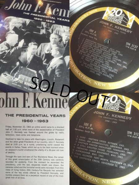 画像3: Vintage LP JFK The Presidential years 1960-1963 (MA985) (3)