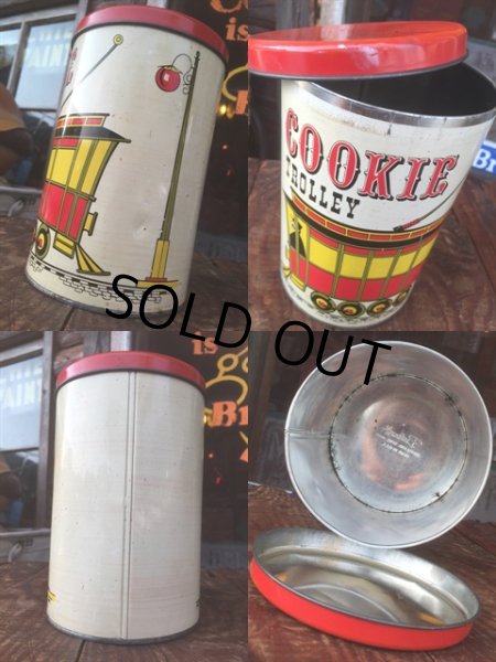 画像2: Vintage Cookie Trolley Can (AL006)  (2)