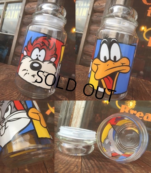 画像2: 90s Vintage WB Buggs Bunny Glass Jar (AL018) (2)