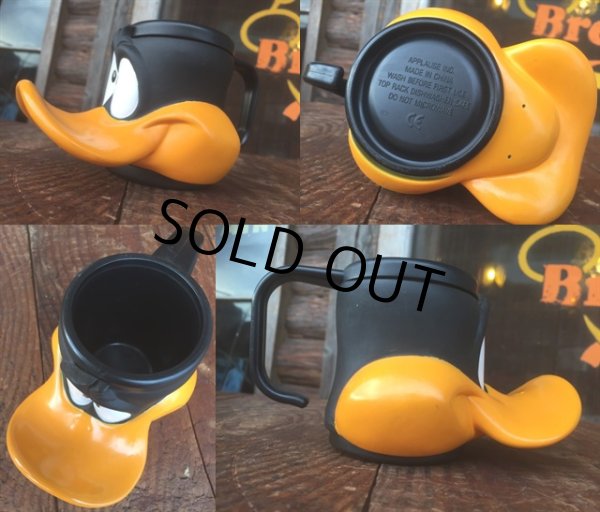 画像2: 90s Vintage WB Daffy Duck Face Mug Applause (AL016) (2)