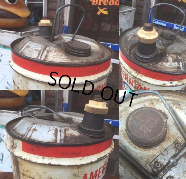 画像3: Vintage American 5GL Motor Gas/Oil Can (AL048)  (3)