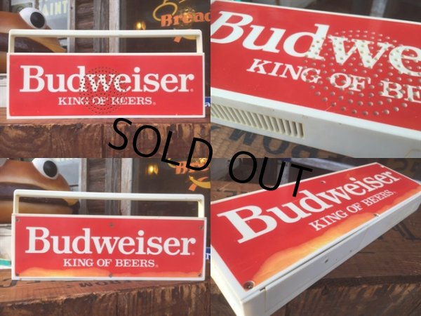 画像2: Vintage Budweiser Beer Portable Radio (AL061) (2)