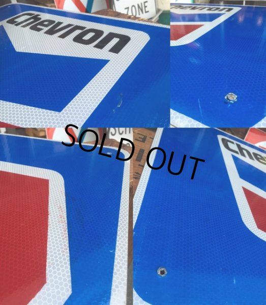 画像2: Vintage Chevron Metal Sign (AL063)  (2)