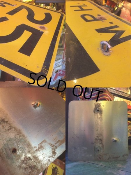 画像2: Vintage Road Sign 25 MPH (AL067) (2)