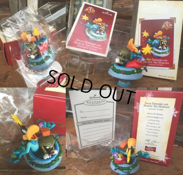 画像2: Vintage Ornament Duck Dodgers & Marvin The Martian (AL084) (2)