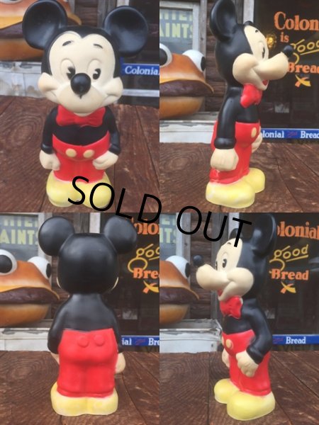 画像2: Vintage Disney Mickey Rubber Doll Made in England (AL104) (2)