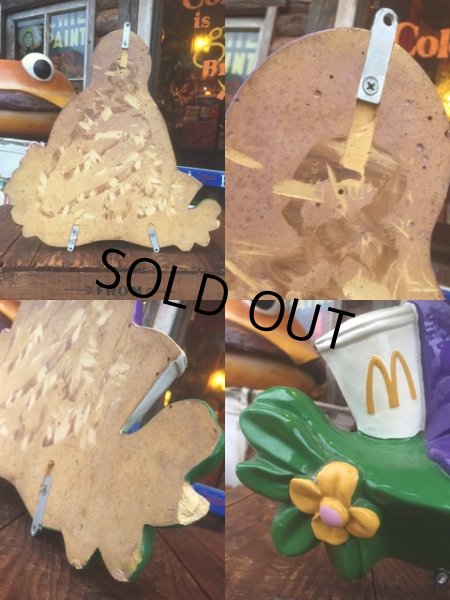 画像4: Vintage McDonalds Grimace Wall Decor Store Display (AL109) (4)