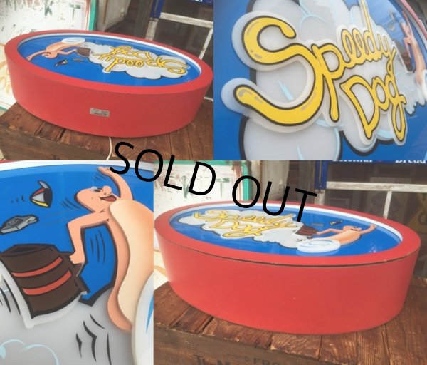 画像4: Vintage Speedy Dog Hot Dog Store Lighted Sign (AL112) (4)