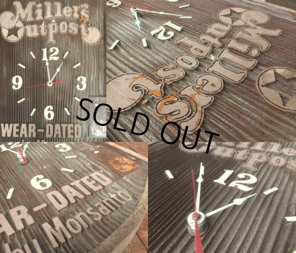 画像2: Vintage Levi's Millers Outpost General Jeans Store Sign Clock (AL113) (2)