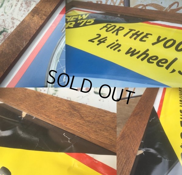 画像5: 70s Vintage Schwinn Poster Sign W/Flame (AL115) (5)