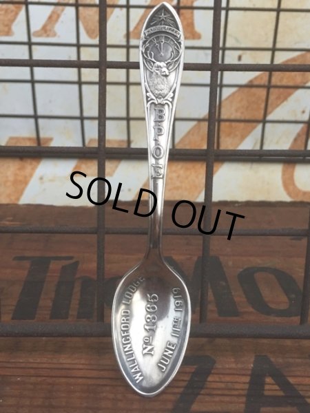 画像1: Vintage BPOE Elks Lodge Souvenir Spoon (AL121) (1)