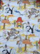 画像1: 70s Vintage Looney Tunes Twin Flat Sheet Canada Ver (AL125) (1)