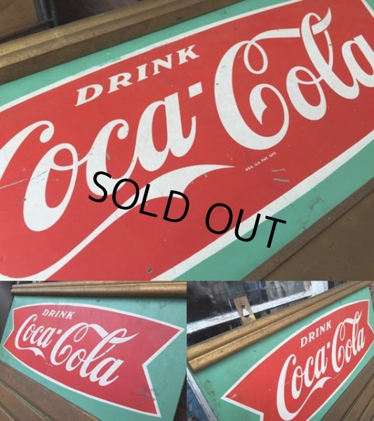 画像3: Vintage Coca Cola Fishtail Menu Board Sign (AL126) (3)